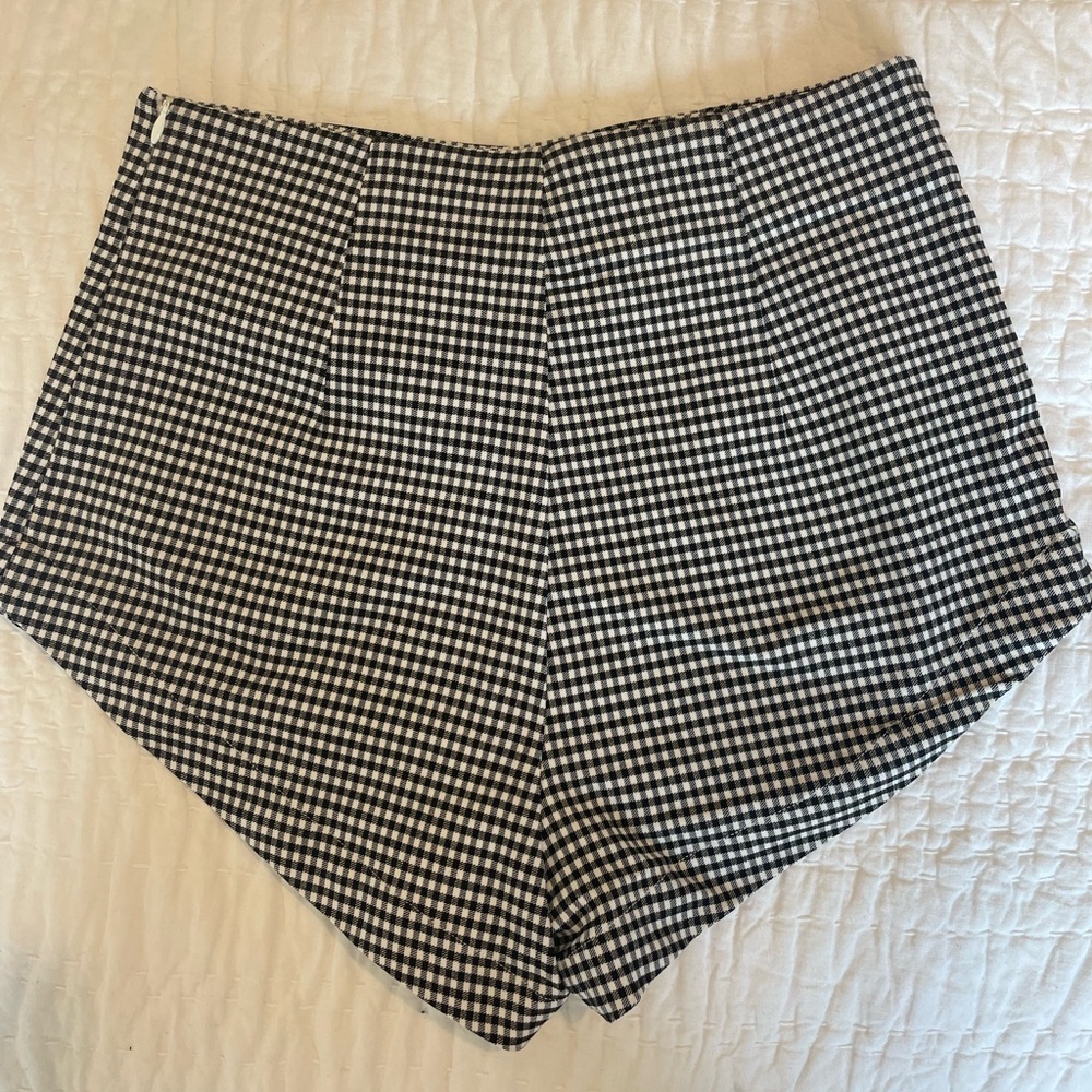 Urban Outfitters Gingham High Waisted Shorts